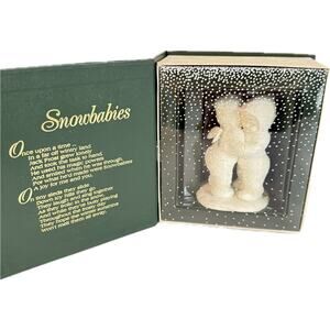 Dept 56 Snowbabies "I Need a Hug" Hugging Angels Figurine #68136 Retired